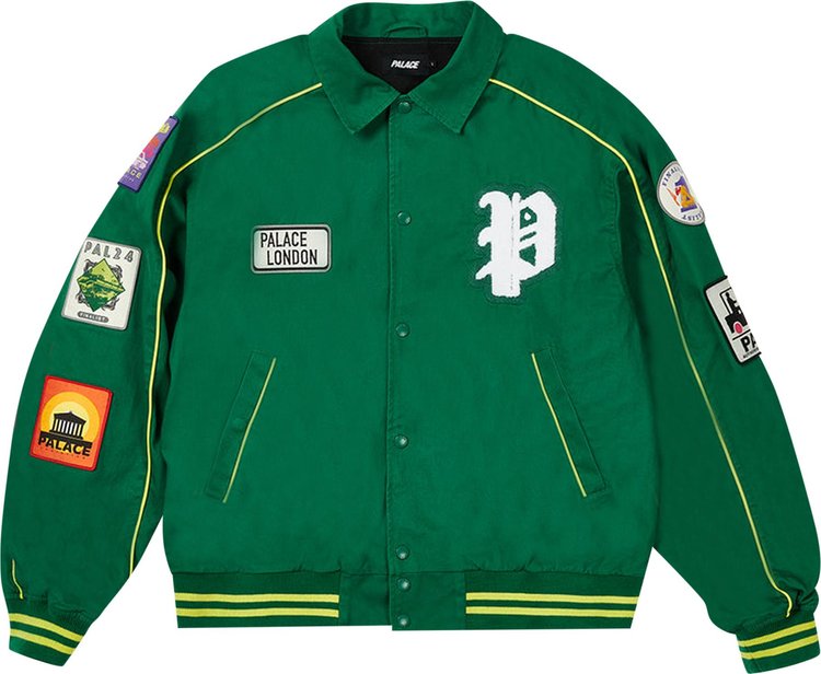 Palace Patches Cotton Bomber 'Kelly Green'