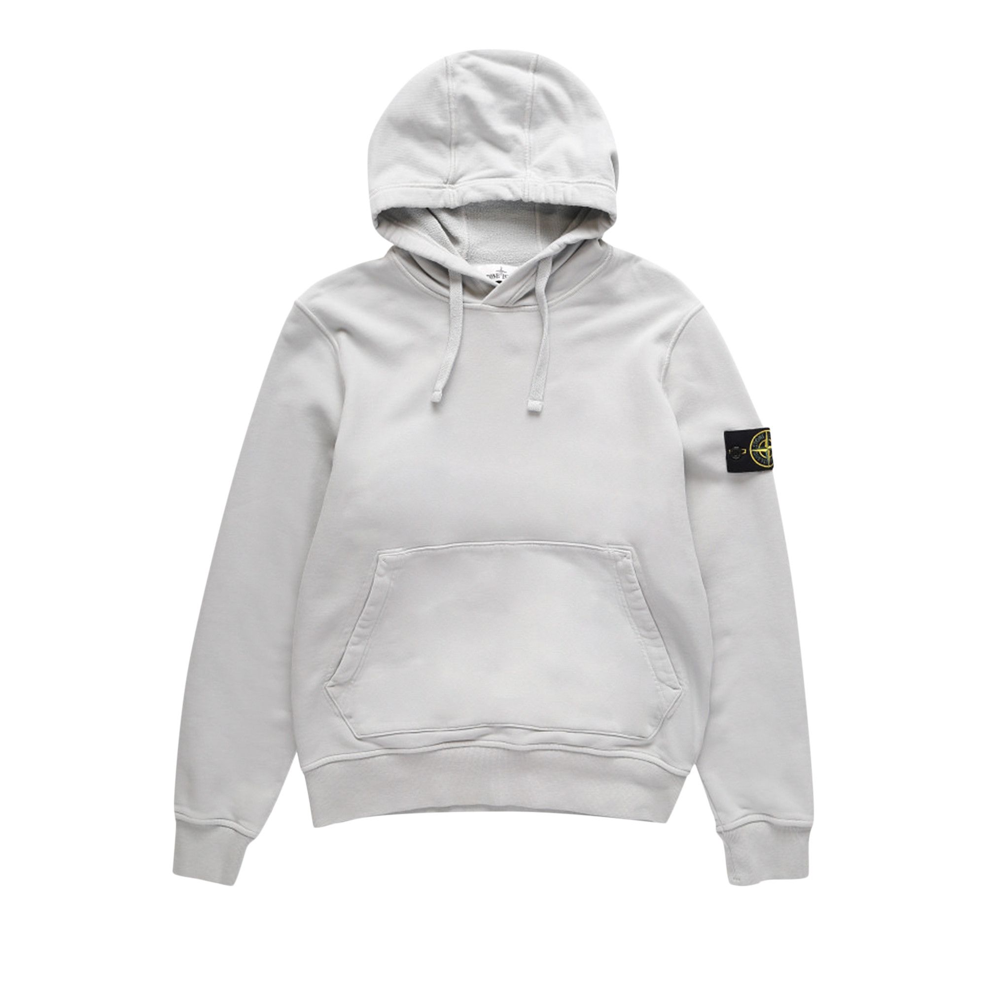 Stone island sale hooded sweatshirt grey
