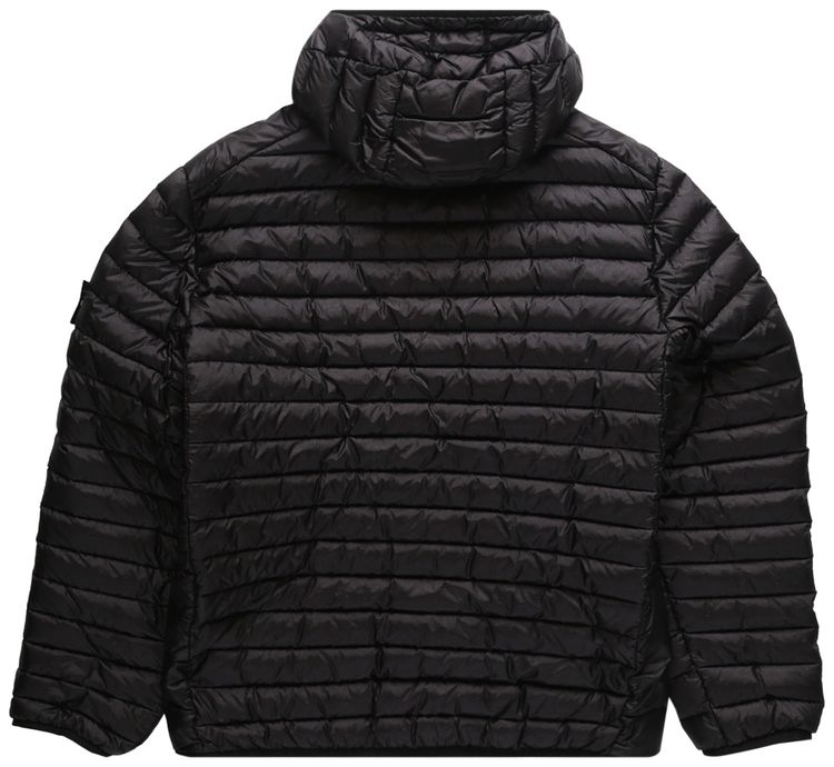 Stone Island Real Down Jacket Black