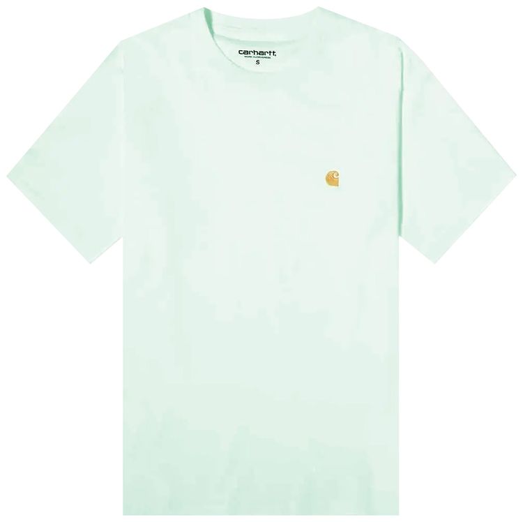 Carhartt WIP Short Sleeve Chase T Shirt Pale Spearmint