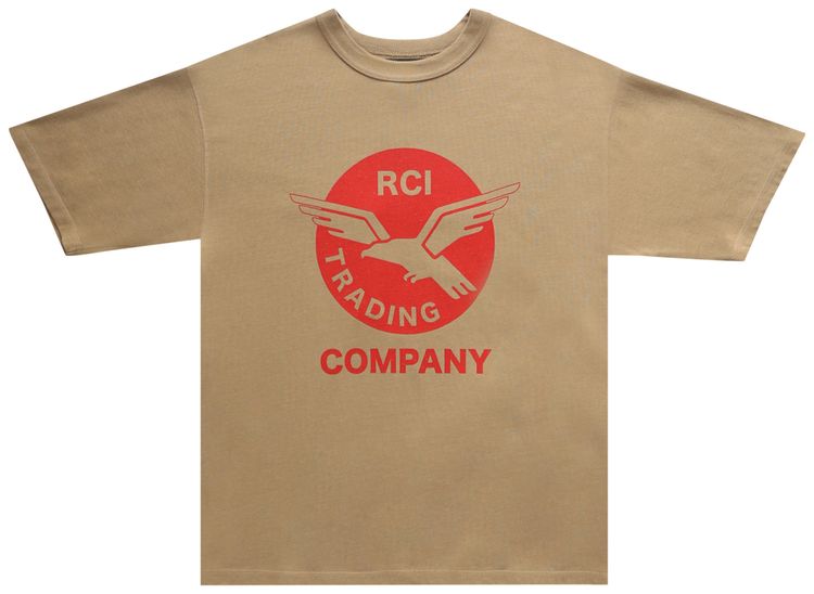 Reese Cooper RCI Trading Company T Shirt Khaki