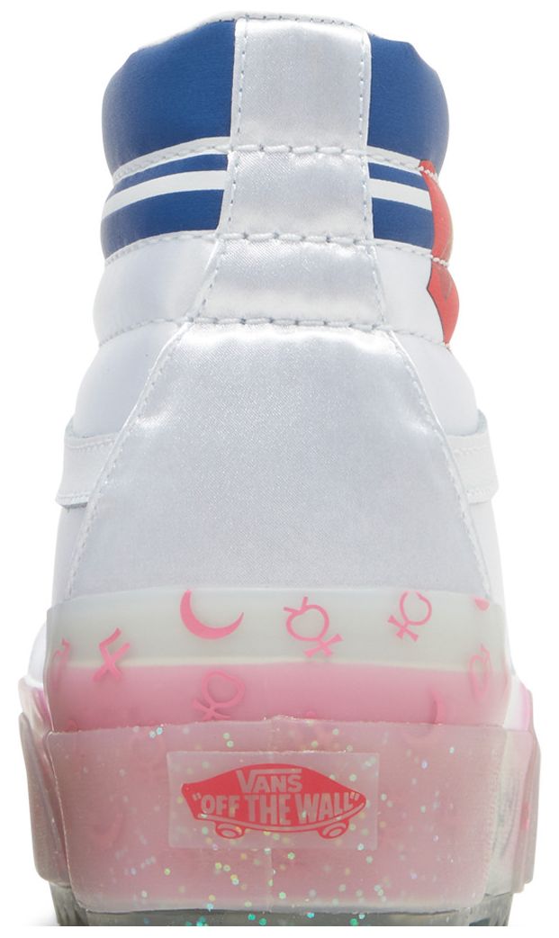 Sailor Moon x Sk8 Hi Stacked Pretty Guardian   Silver
