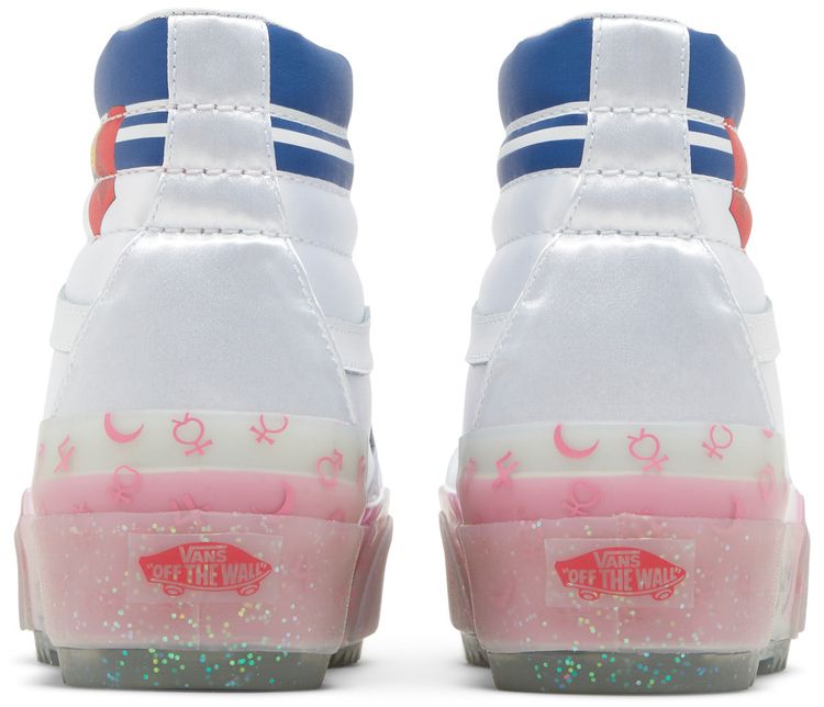 Sailor Moon x Sk8 Hi Stacked Pretty Guardian   Silver