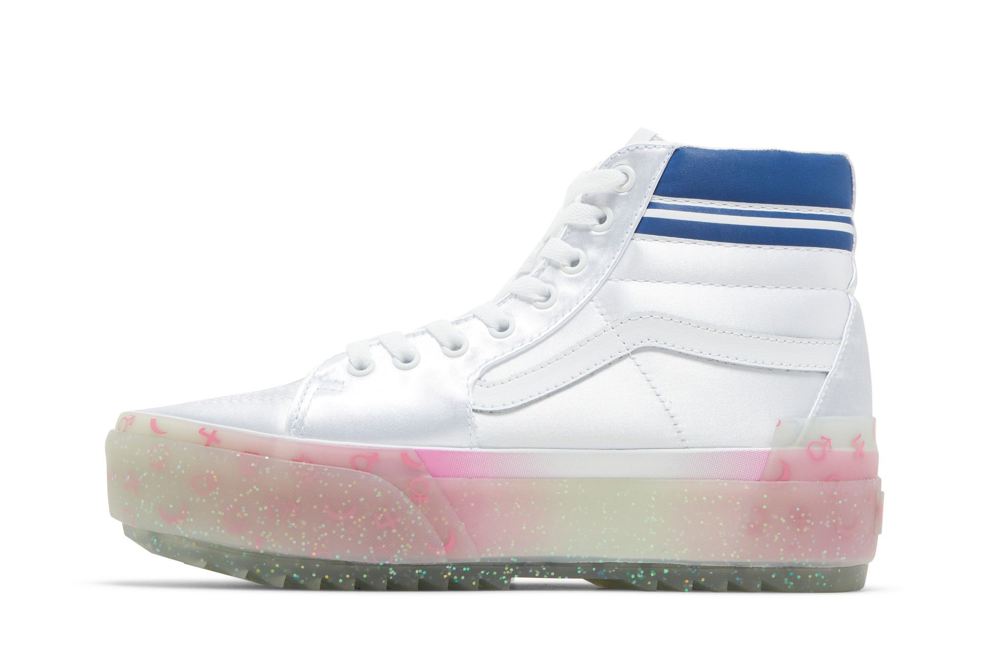 Buy Sailor Moon x Sk8-Hi Stacked 'Pretty Guardian - Silver Buy Sailor Moon x Sk8-Hi Stacked 'Pretty Guardian - Silver
