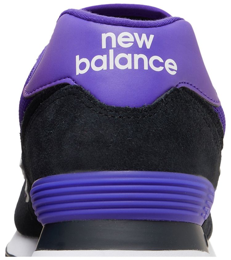 New Balance 574 Black Deep Violet