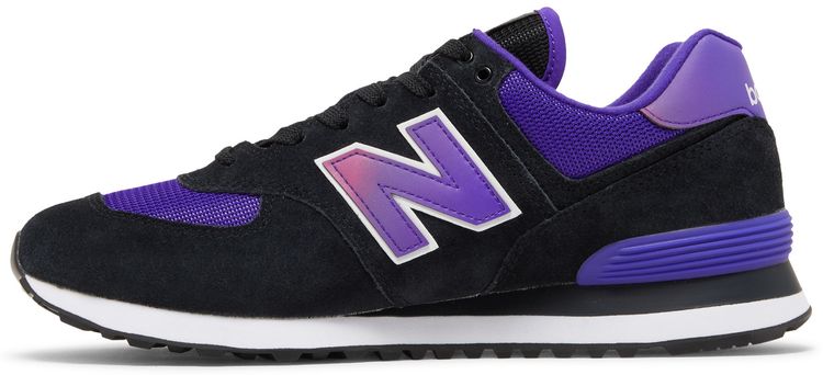 New Balance 574 Black Deep Violet