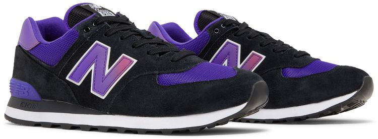 New Balance 574 Black Deep Violet