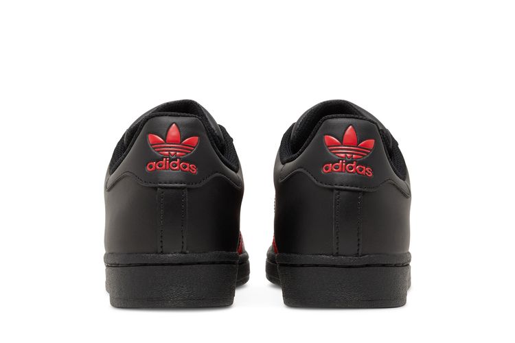 Buy Adidas Superstar 'Core Black Vivid Red' - GZ3739 | GOAT
