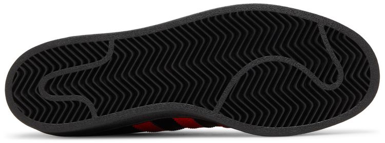Adidas Superstar Core Black Vivid Red