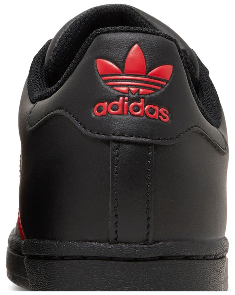 Adidas Superstar Core Black Vivid Red