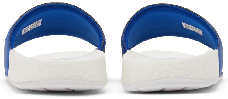 Adilette Boost Slide White Royal Blue