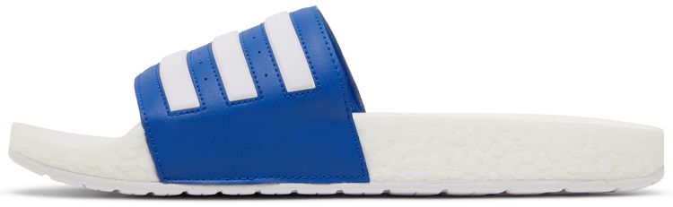 Adilette Boost Slide White Royal Blue