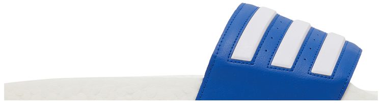 Adilette Boost Slide White Royal Blue