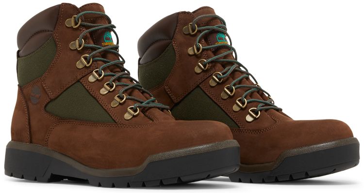 6 Inch Field Boot Brown Olive Green