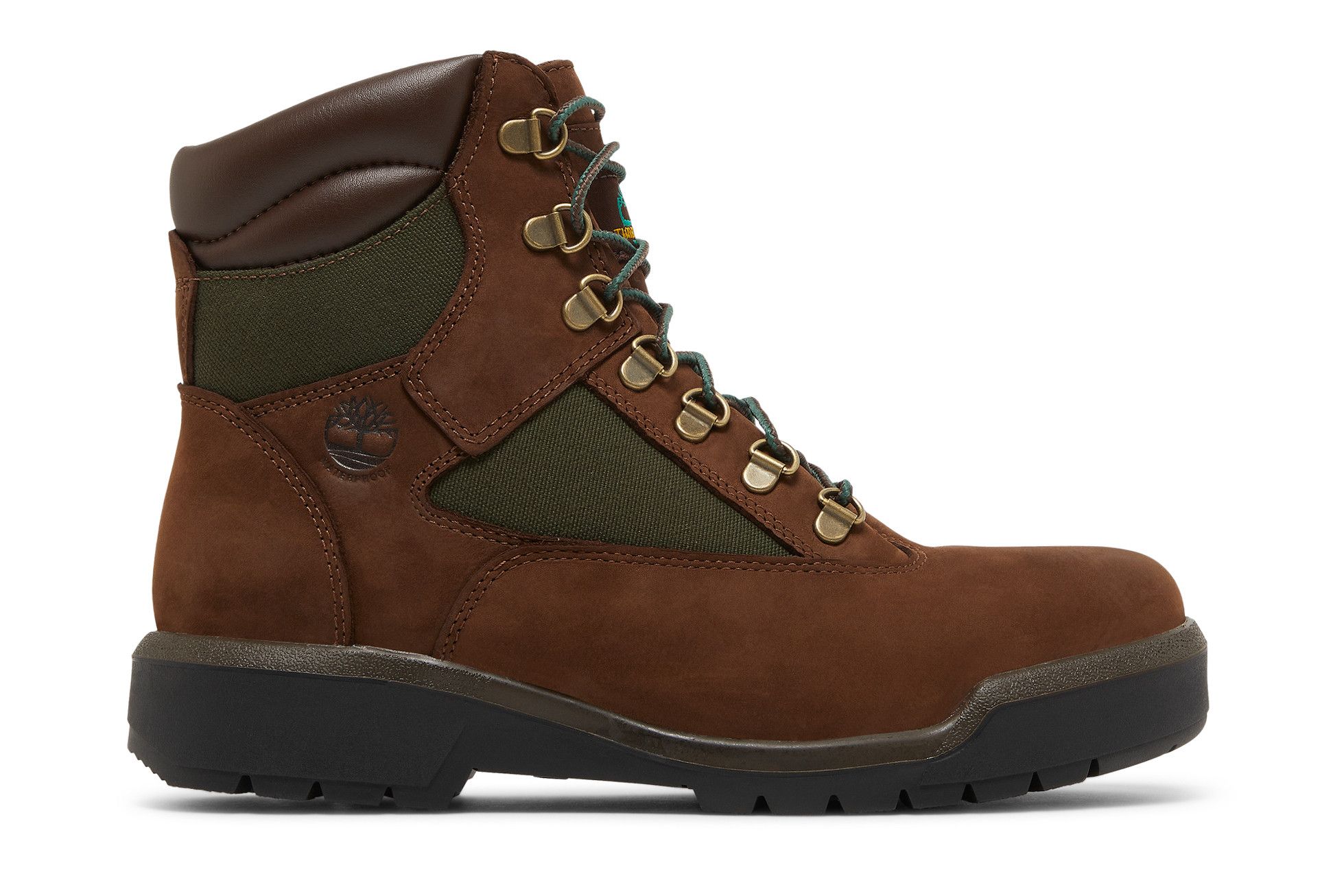 6 Inch Field Boot Brown Olive Green