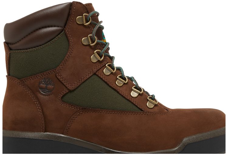 6 Inch Field Boot Brown Olive Green