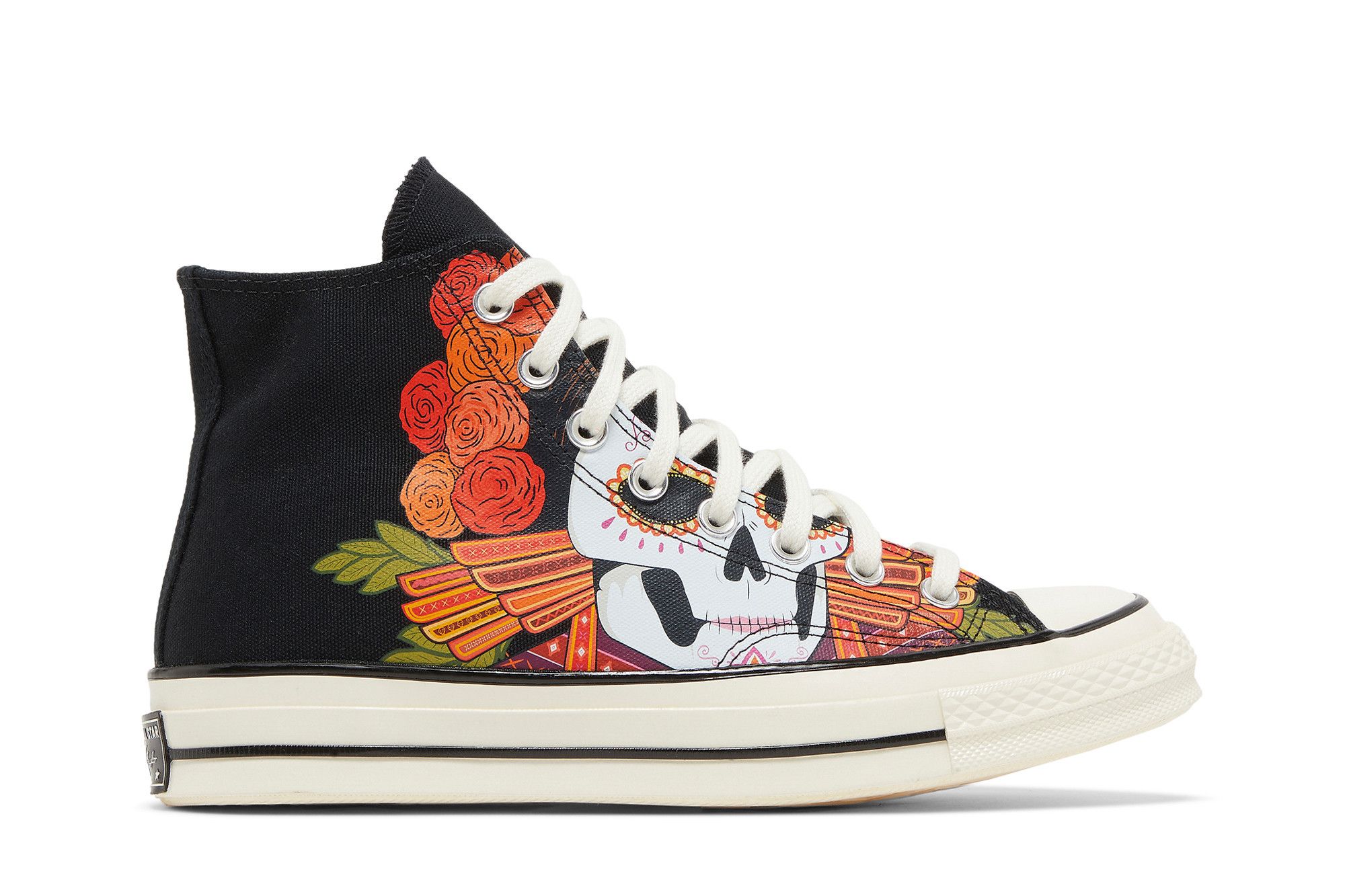 Buy Chuck 70 High Dia de los Muertos Black 173112C GOAT