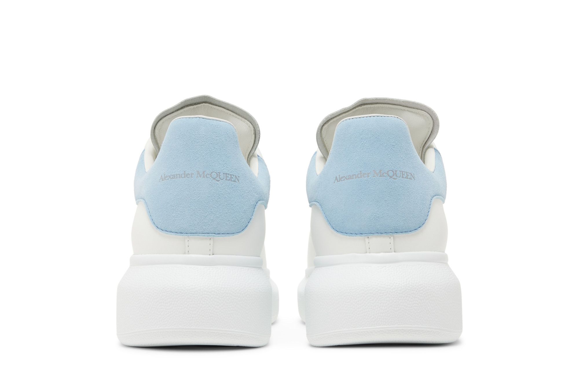 スニーカー ALEXANDER MCQUEEN OVERSIZE SNEAKERS WHITE/POWDER BLUE Buy Alexander McQueen Wmns Oversized Sneaker 'White Powder
