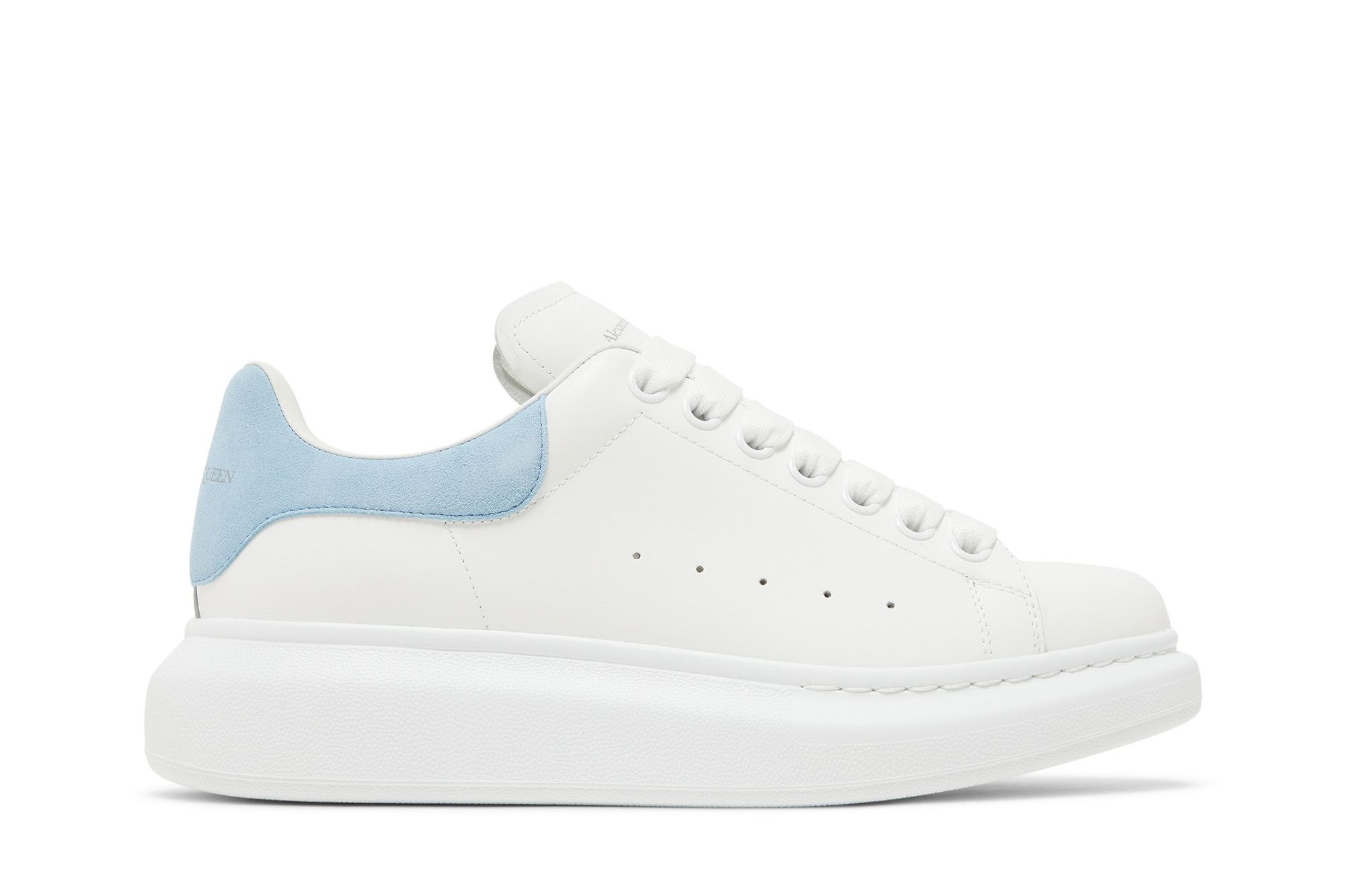 White and baby blue alexander mcqueen's 2025