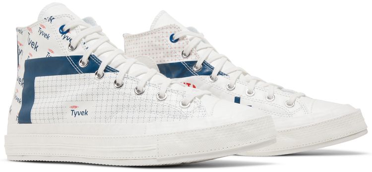DuPont Tyvek x Converse Chuck 70 High White Princess Blue