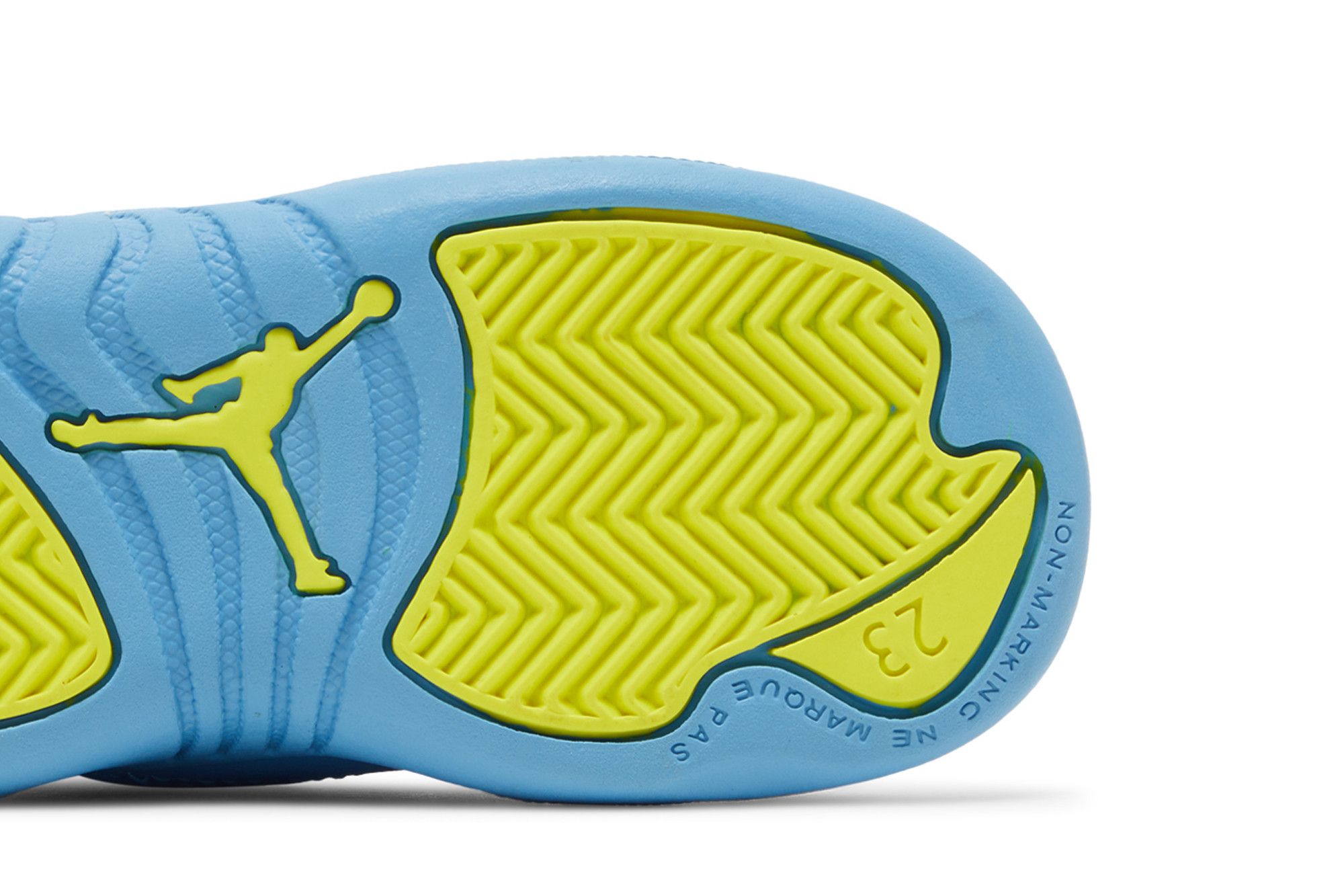Blue and yellow jordan 12 2025