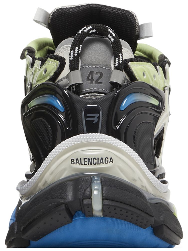 Balenciaga Runner Sneaker Grey Blue Green