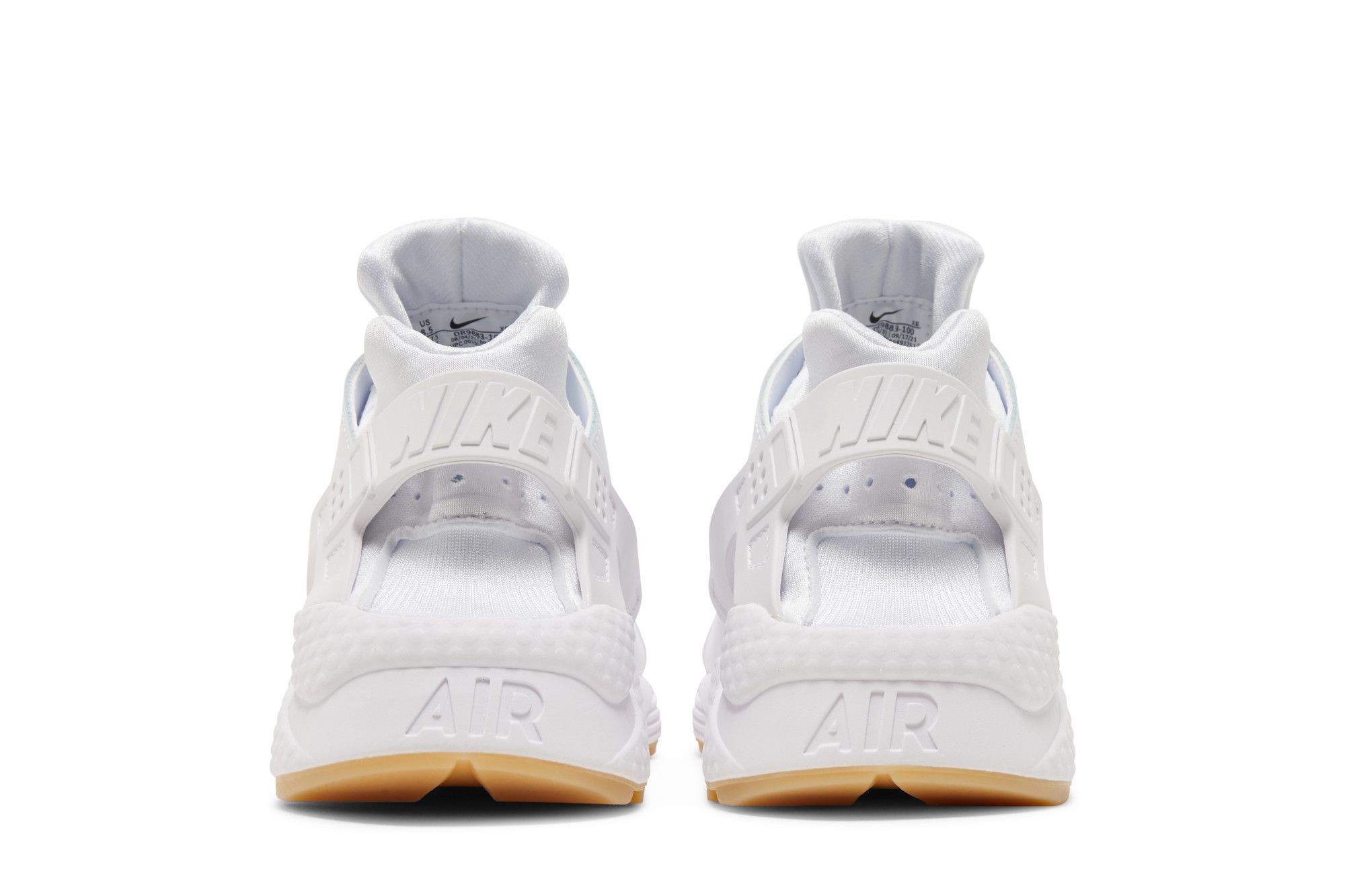 Huaraches all white gum bottom top