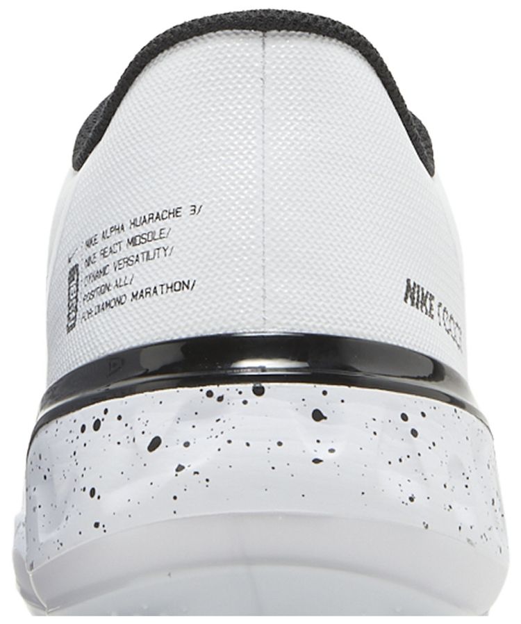 Alpha Huarache Elite 3 Low White Grey