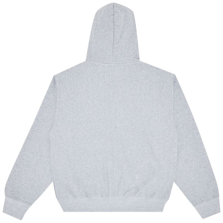 Stussy Stock Logo Zip Hood Grey Heather