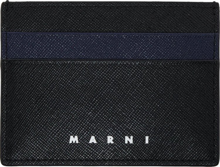 Marni Credit Card Holder 'Black/Blue'