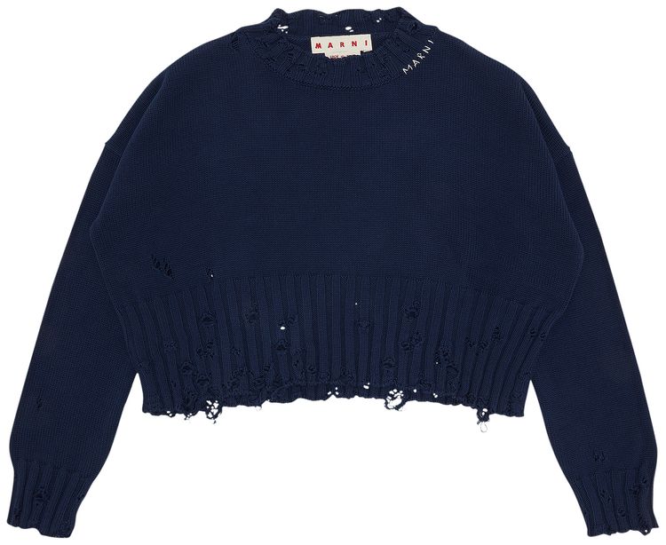 Marni Roundneck Sweater Cornflower