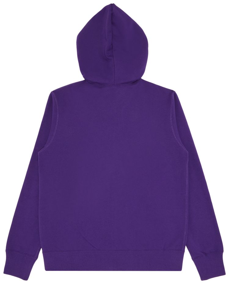 BAPE College Full Zip Hoodie Purple