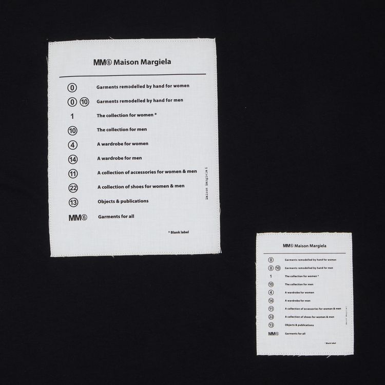 MM6 Maison Margiela T Shirt Black