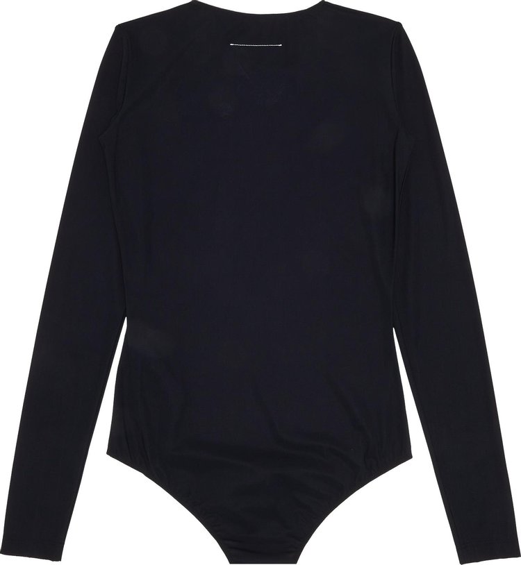 MM6 Maison Margiela Body Suit Top Black