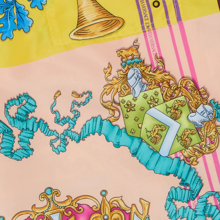 Versace Printed Swimshorts OrangeBlue