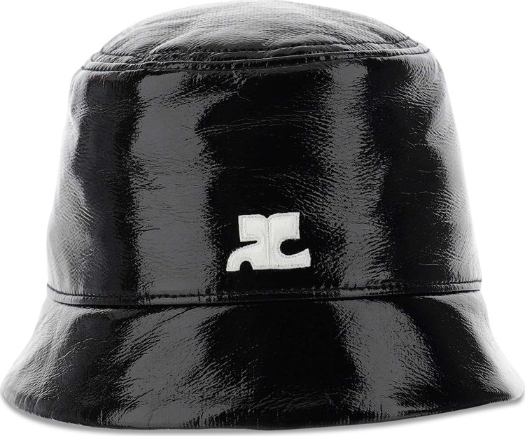 Courrèges Vinyl Bucket Hat 'Black'