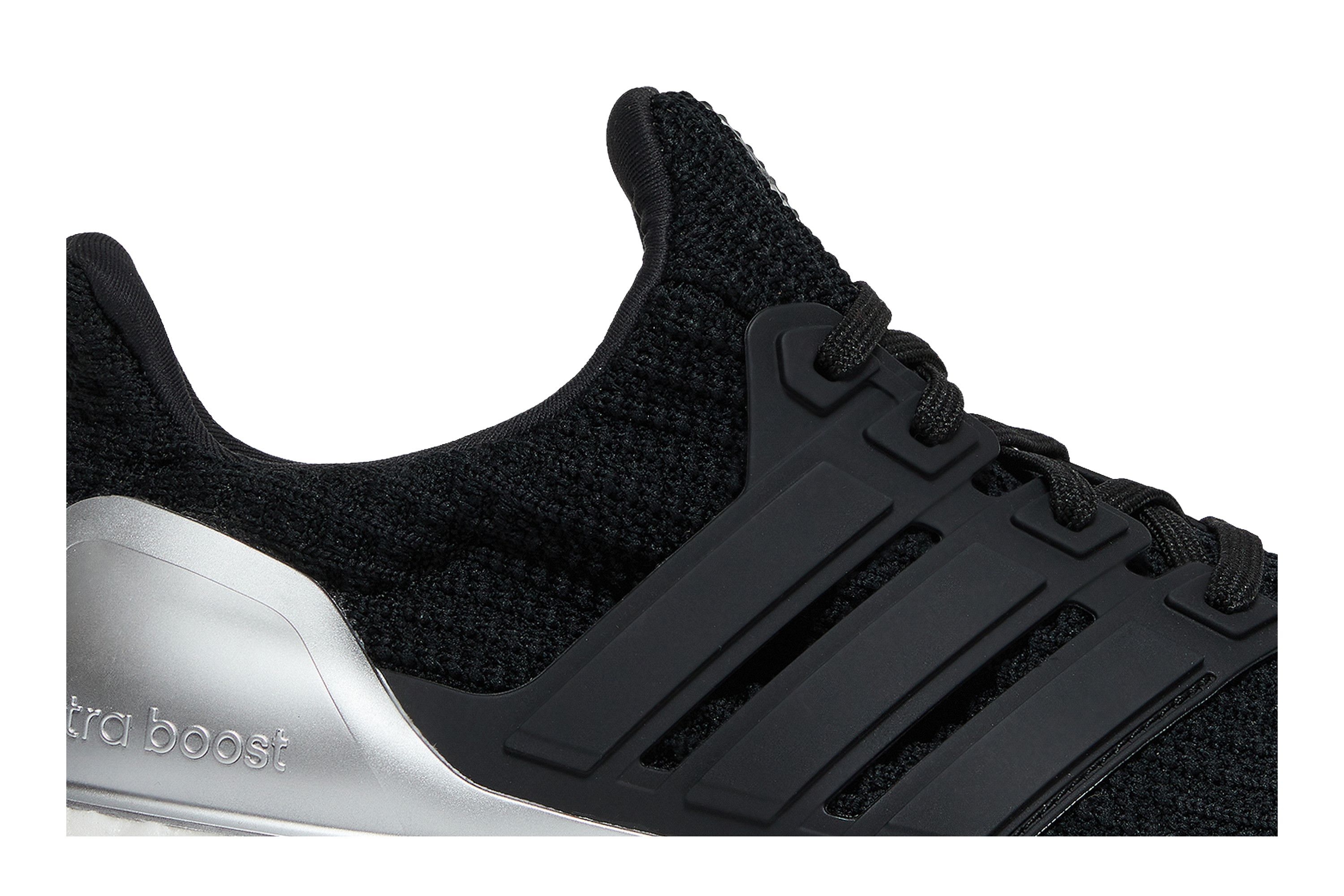 Size 4.0 UltraBoost DNA 4.0 J Black Silver Metallic