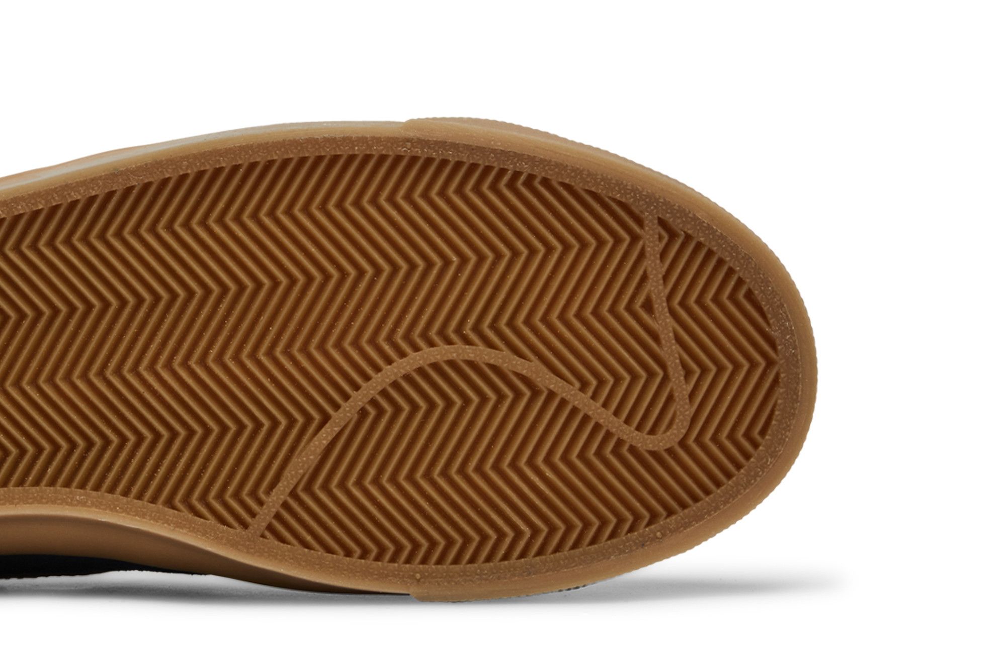 Nike blazer low black gum sole best sale
