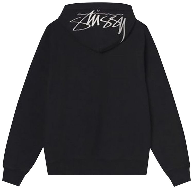 Stussy Back Hood Applique Hood Black