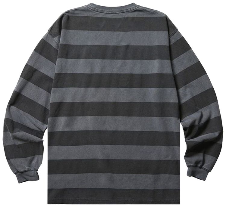 Liberaiders Stripe Long Sleeve Tee Charcoal