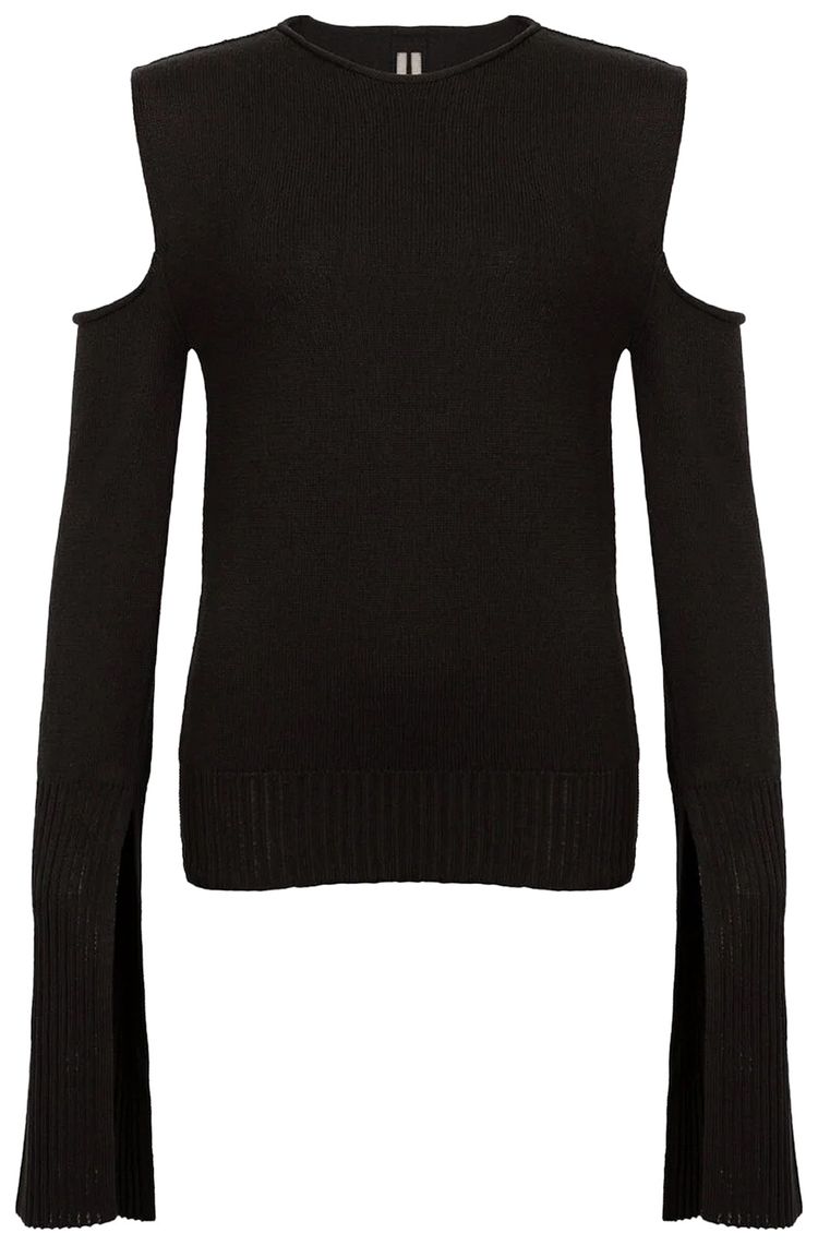 Rick Owens Cape Sleeve Sweater Black
