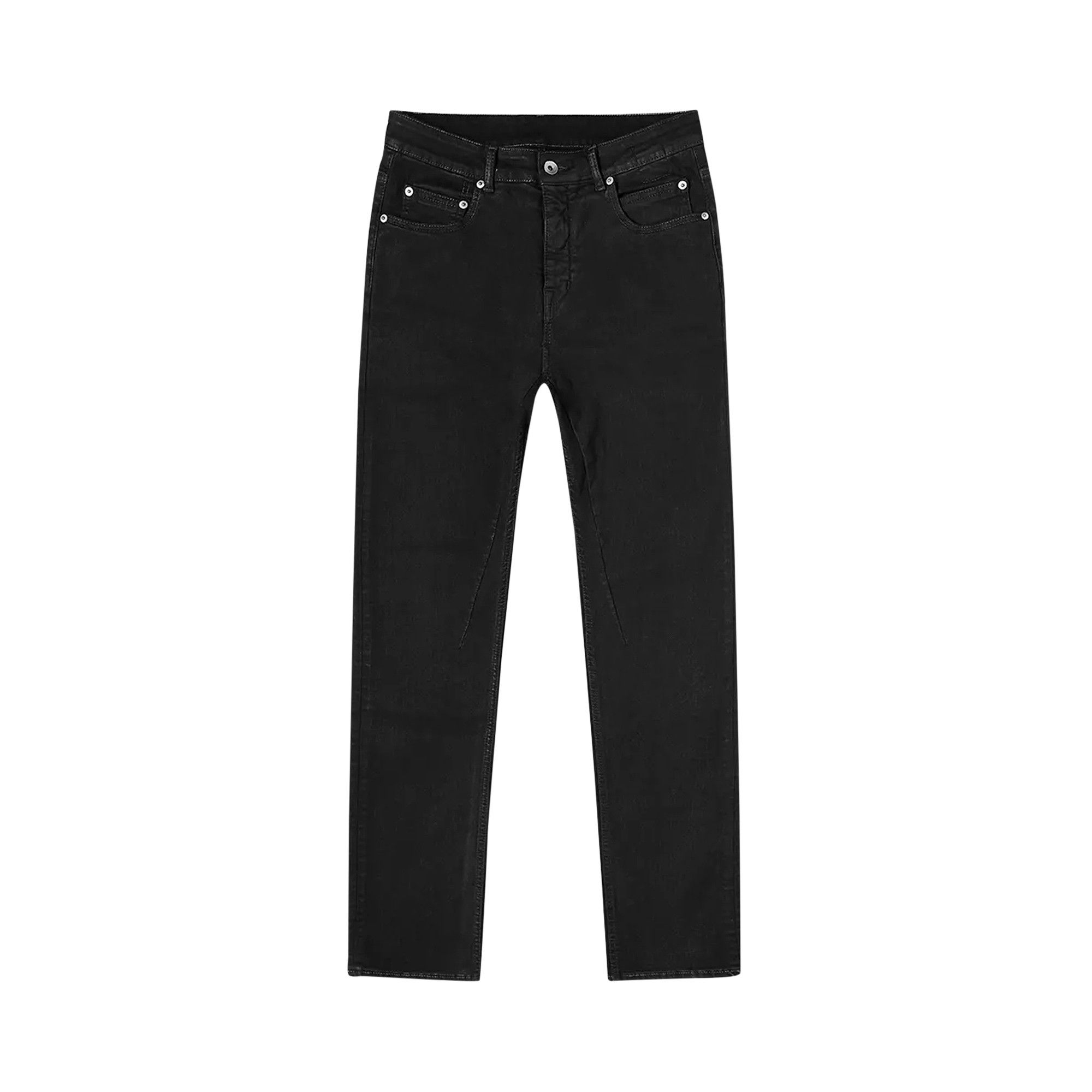 Buy Rick Owens DRKSHDW Detroit Cut Denim Pants 'Black' - DU01B7366