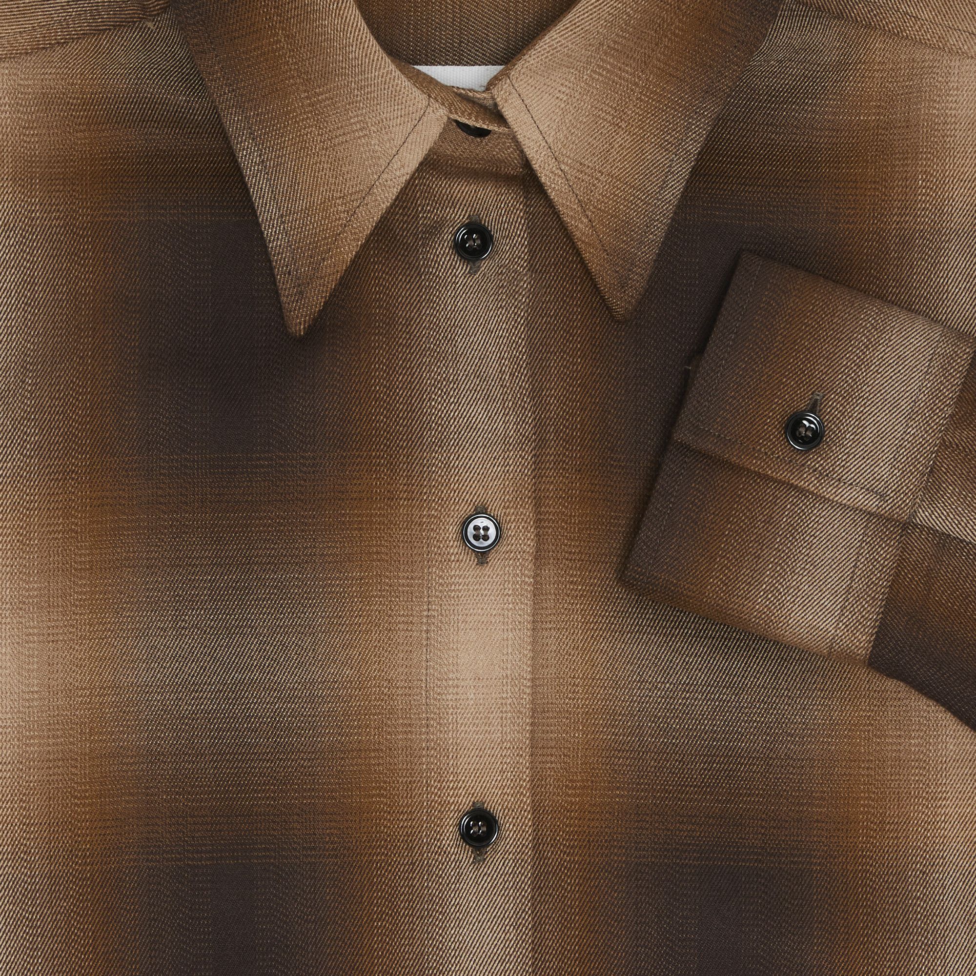 Buy MM6 Maison Margiela Plaid Shirt 'Brown' - S52DL0195