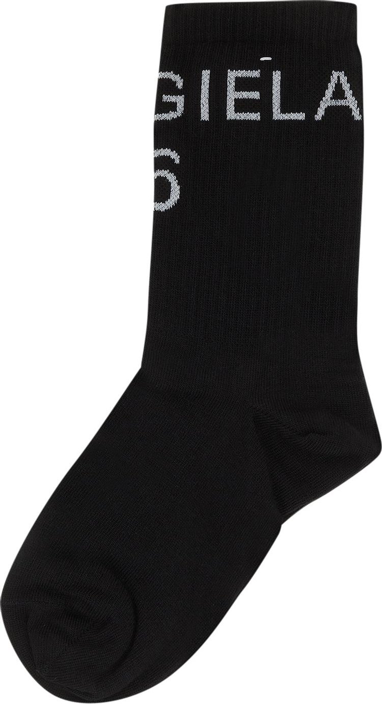 MM6 Maison Margiela Socks BlackEcru