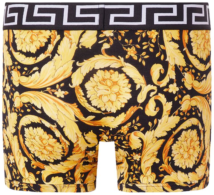 Versace Barocco Long Trunks GoldBlack