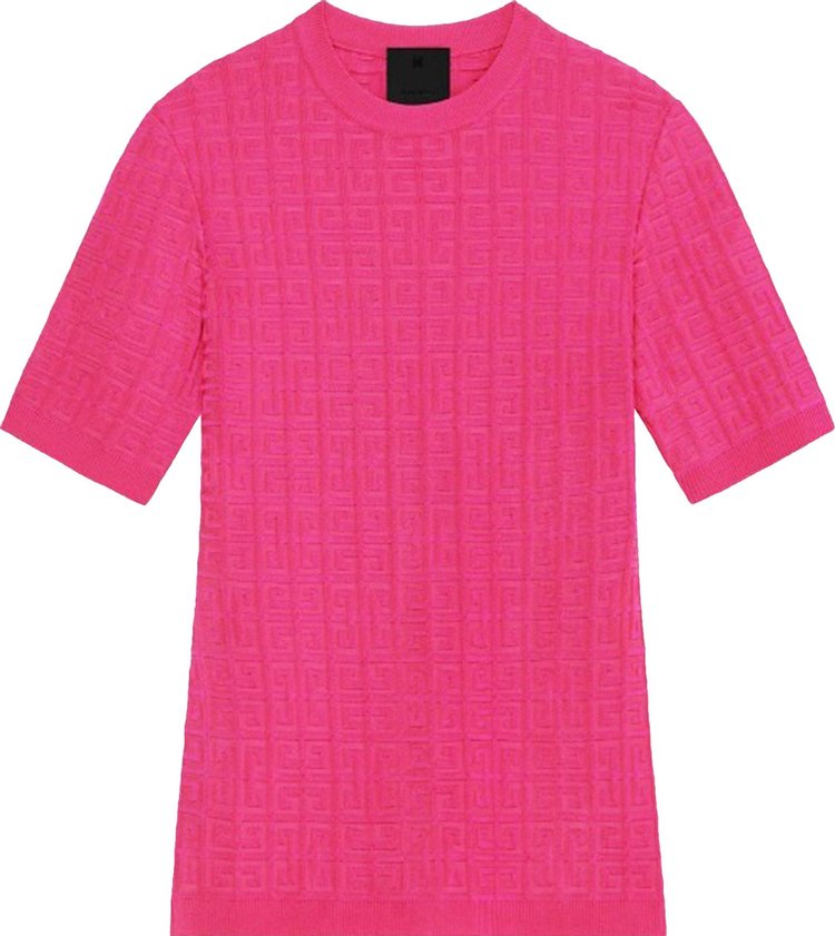 Buy Givenchy Monogram Allover Knitted Sweater 'Fuchsia' - BW90D24ZA4 ...