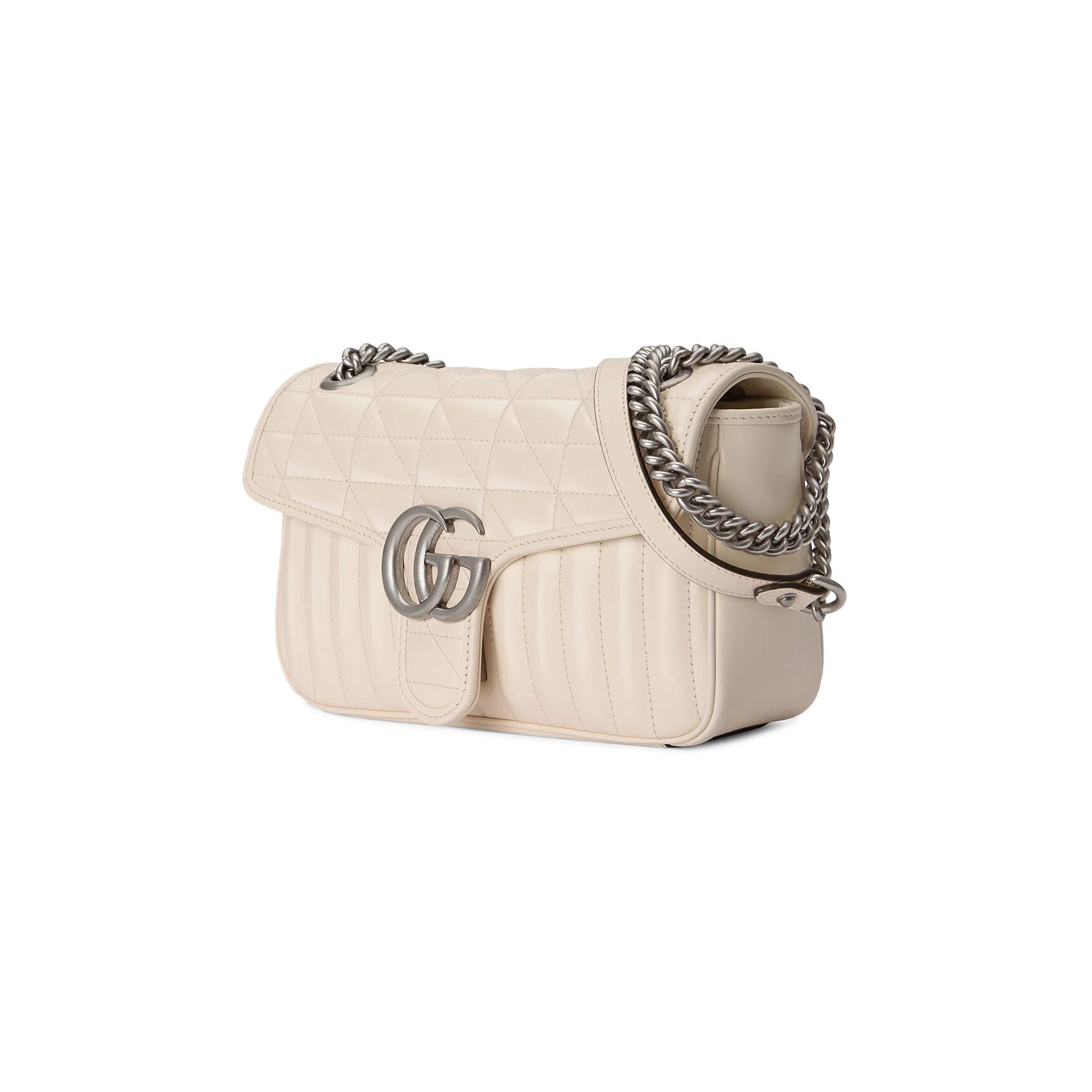 Gucci GG Marmont Small Shoulder Bag White