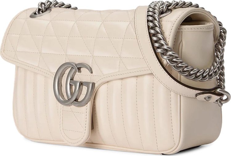 Gucci GG Marmont Small Shoulder Bag 'White'
