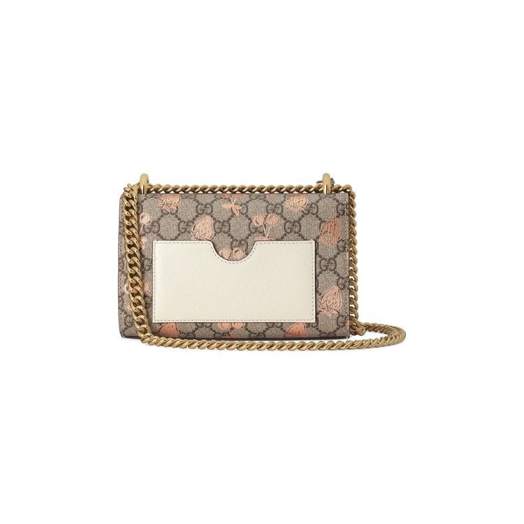 Gucci Padlock Small Berry Shoulder Bag TanWhite