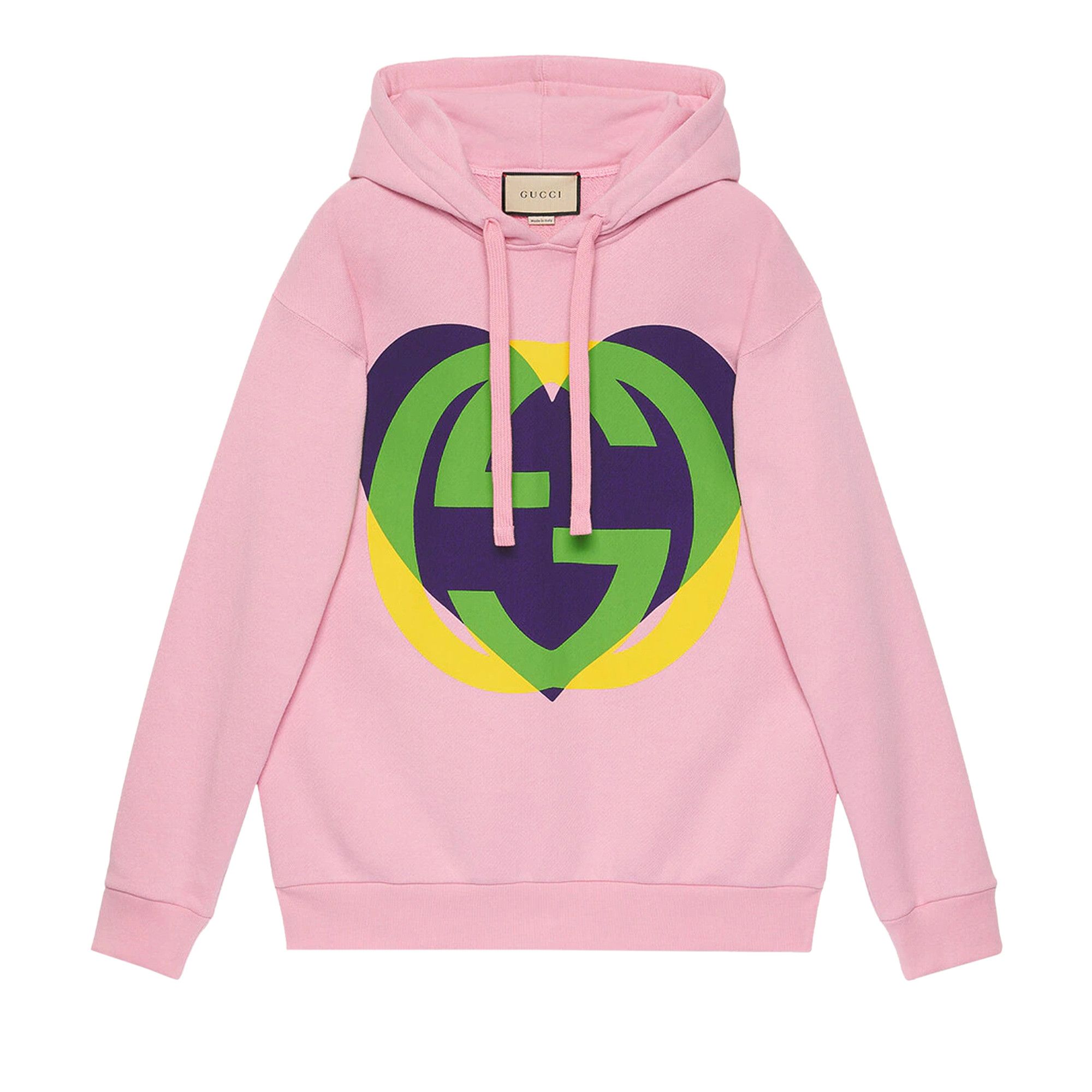 Pink mens gucci hoodie top